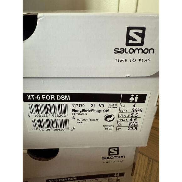 Salomon XT-6 Adv Dover Street Market Black DSM